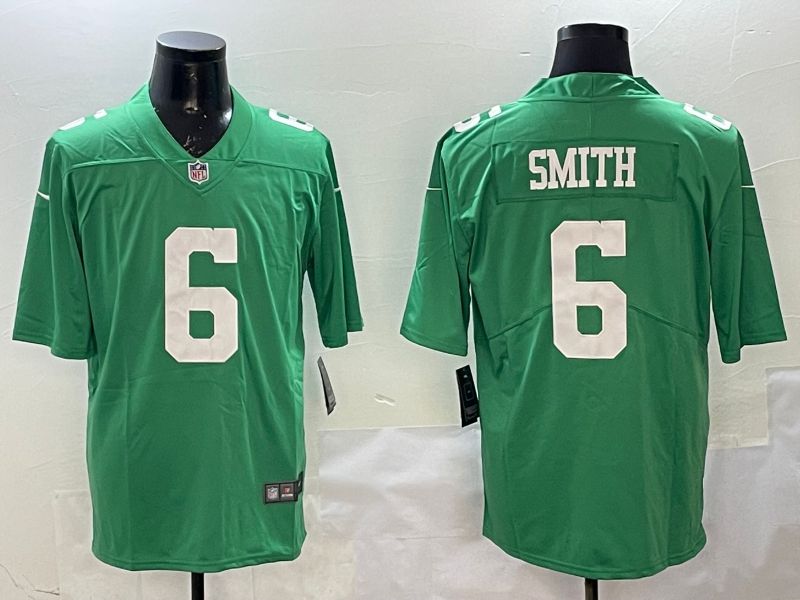 Men Philadelphia Eagles #6 Smith Green 2025 Nike Limited NFL Jersey style 1->philadelphia eagles->NFL Jersey